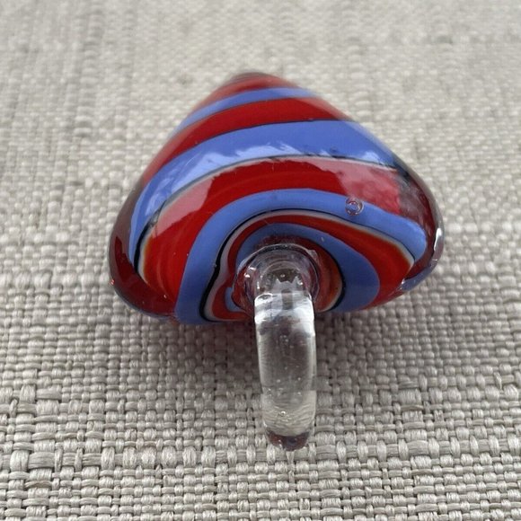 Women Necklace Pendant Heart Shape Red/ Purple Tone Pendant Jewelry - Picture 6 of 8